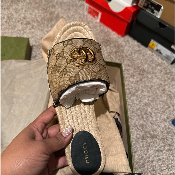 Gucci Marmont GG monogram sandals - Picture 1 of 6